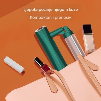 Ručni uređaj za oksigenacijsku injekciju i hidrataciju lica parom — prenosni uređaj za nadopunu vode, IPX7 vodootporan, ugrađena baterija 300–500 mAh, CE/FCC/ROHS certifikat