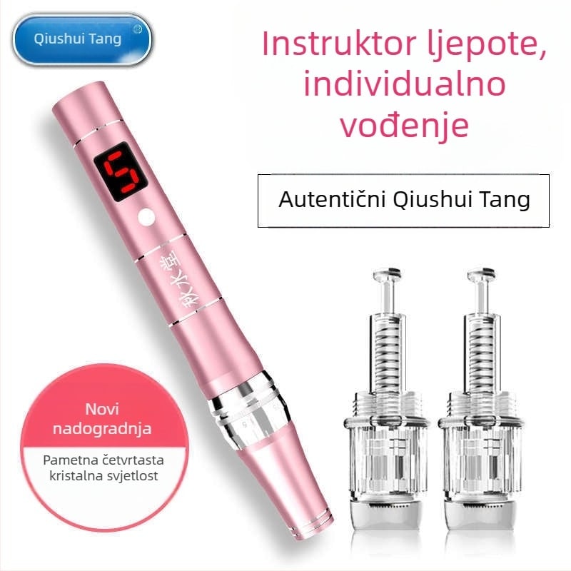 Nano električni microneedling uređaj za lice s vodno-svjetlosnom infuzijom, kućna upotreba