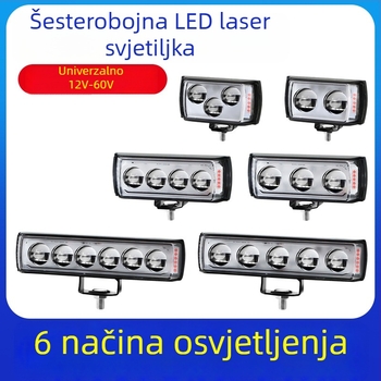 LED reflektor s tri strane za automobile, kamione i poljoprivredna vozila, 12–60V, 20W, vodootporan