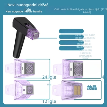 Potrošni materijal za RF kozmetički uređaj s mikrokrystalima: za tijelo i lice, modeli 12-pin, 24-pin, 40-pin, nano-kristal, težina 30 g