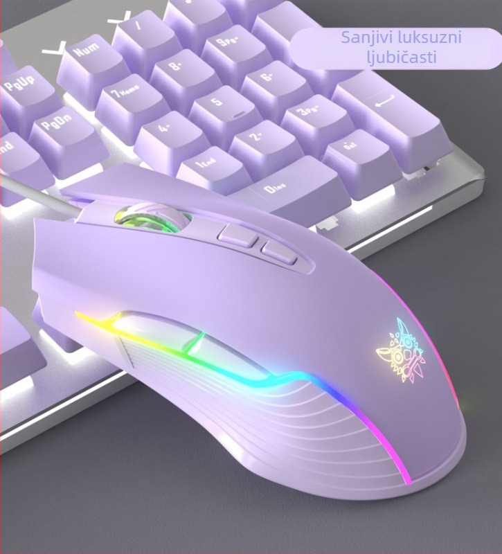ONIKUMA cw905 žičani gaming miš, USB, 6400 DPI, 7 tipke, 6 razina DPI postavki, ergonomski dizajn
