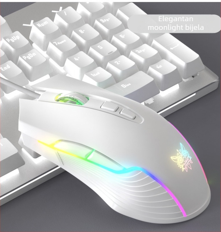 ONIKUMA cw905 žičani gaming miš, USB, 6400 DPI, 7 tipke, 6 razina DPI postavki, ergonomski dizajn