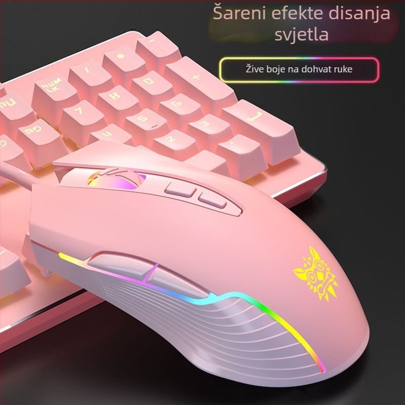 ONIKUMA cw905 žičani gaming miš, USB, 6400 DPI, 7 tipke, 6 razina DPI postavki, ergonomski dizajn
