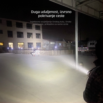 Faro za motocikl i električni bicikl - Ultra jarko LED svjetlo, Stil 01, 6W, 12V, kućište od aluminijske legure