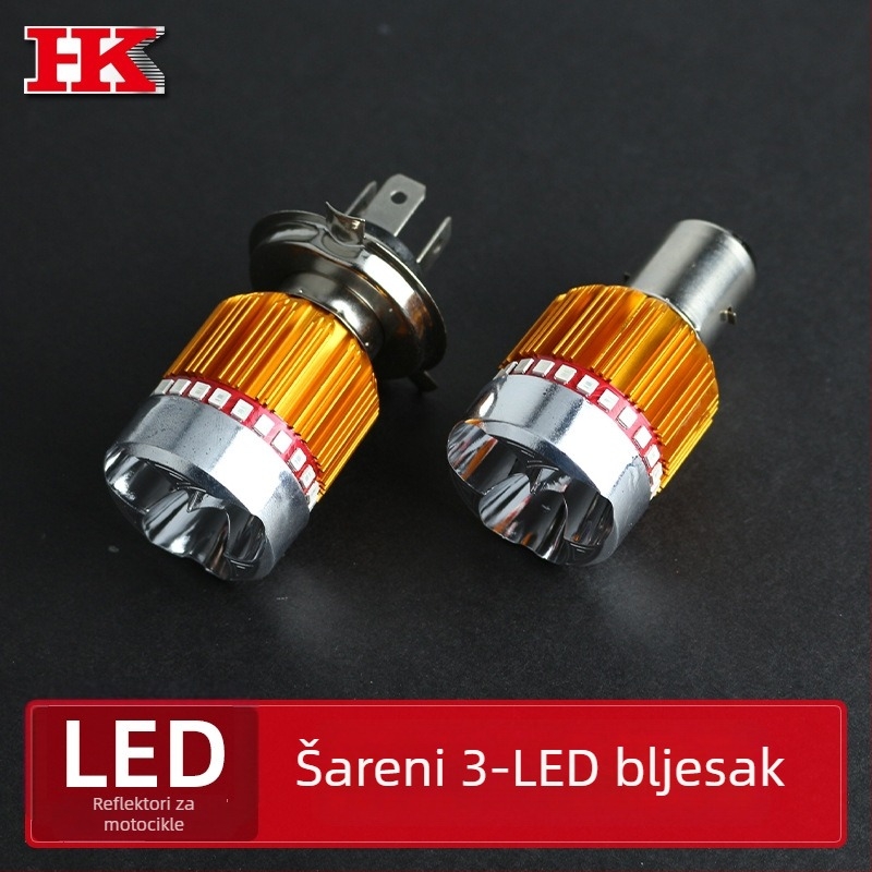 Prednje LED svjetlo za bicikl, 8W, 12-80V, aluminij + PC kućište, IP zaštita, vijek trajanja 30000 sati, model D00303