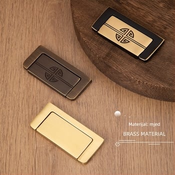 Bakrena drška za ladicu, skrivena ugrađena izvedba, Novi kineski stil, model CP021/CP023, marka Meihong