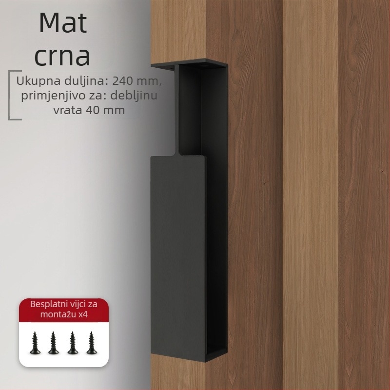 Njemački minimalistički ugradbeni držač za džepna vrata
