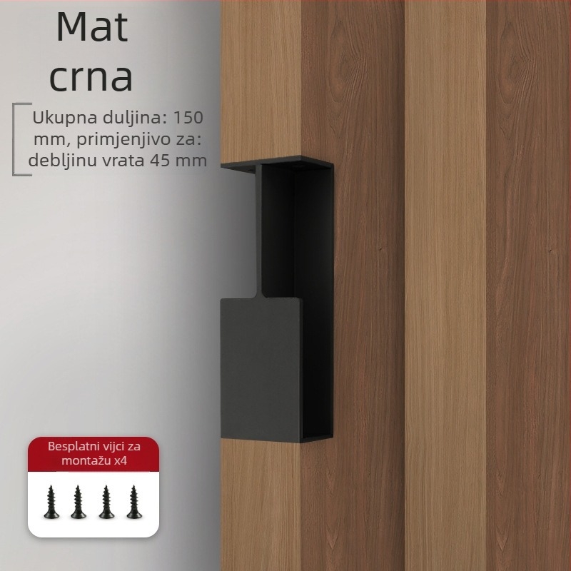 Njemački minimalistički ugradbeni držač za džepna vrata