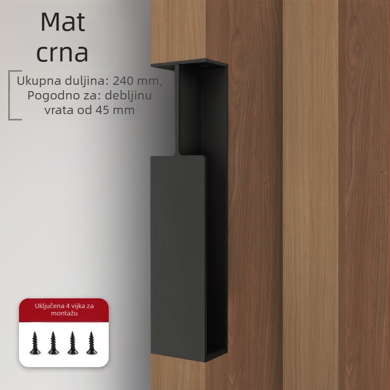Njemački minimalistički ugradbeni držač za džepna vrata