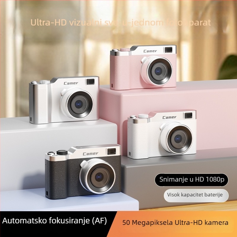 CCD digitalna kamera s 1/2.3-inčnim senzorom, 24 MP, 8x optički zoom, maksimalna rezolucija 1280x1024, 2.3-inčni HD LCD zaslon