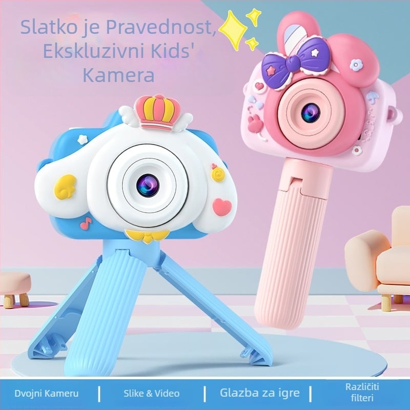 Dječja vanjska HD digitalna kamera s narukvicom, Model SK21-1, TF kartica nije uključena, ABS kućište, trajanje baterije 2–3 h, izdanje 2025-06