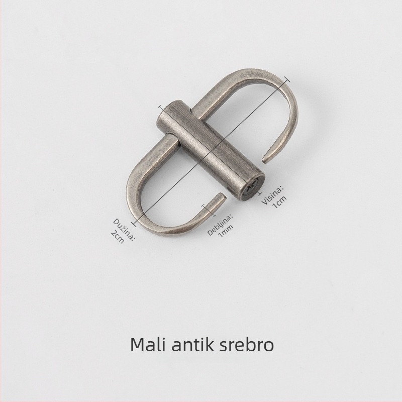 Remen za torbu s podesivom kopčom, tanak lanac, metalni dodatak; Yongxin Hardware, visokokvalitetni čelični dodatak, gradski minimalistički stil