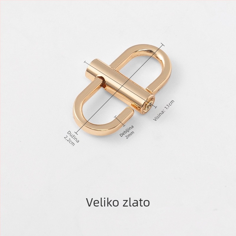 Remen za torbu s podesivom kopčom, tanak lanac, metalni dodatak; Yongxin Hardware, visokokvalitetni čelični dodatak, gradski minimalistički stil