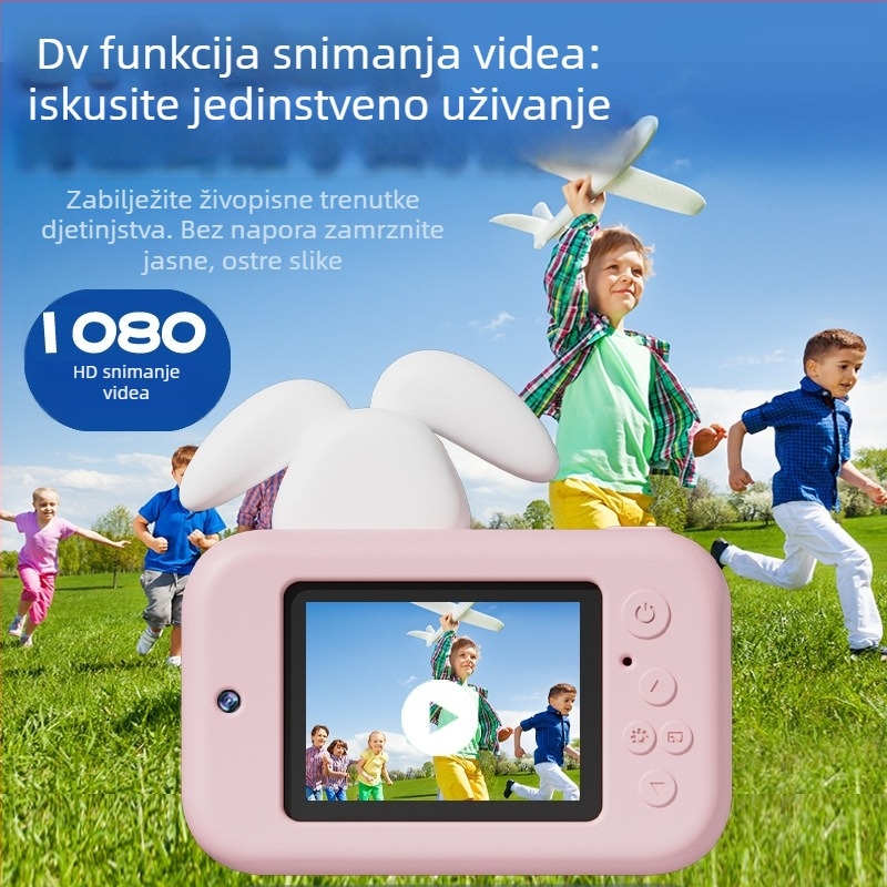 XJ03 Dječja digitalna kamera s 26 MP senzorom, IPS zaslon s punim kutom gledanja, podrška memorijskoj kartici, snimanje videa do 110 minuta