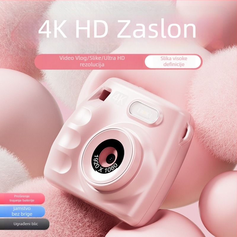 Shelan Z01 Dječja CCD digitalna kamera – 24MP CCD, 8x optički zum, periskopski objektiv, elektronička stabilizacija slike, USB 3.0