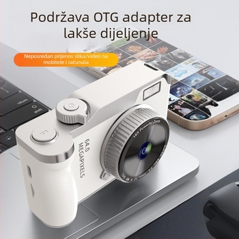 CCD studentska digitalna kamera, kompaktan model Y01, LCD 2.4'', 5–12 MP, memorijska kartica, vijek baterije 3–5 sati