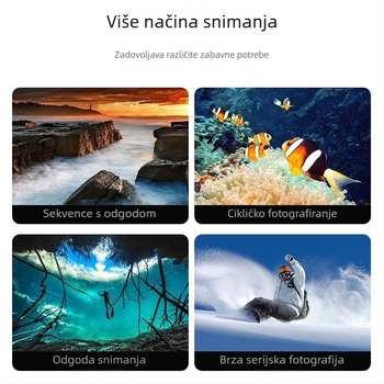 Dc603 Digitalni fotoaparat – ultra-tanki, stabilizacija slike, sportski kompakt s CCD senzorom 1/1.7 inča; 18x optički zoom; 4000x3000 rezolucija; 128GB ugrađene memorije