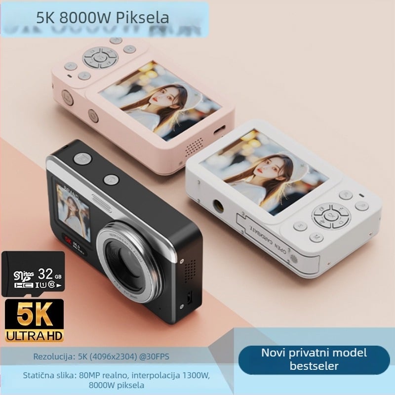 Kompaktna kamera s CCD senzorom 2/3-inčni, 18x optični zum, maksimalna rezolucija 4608×3056, 2,8-inčni LCD, periskopni objektiv