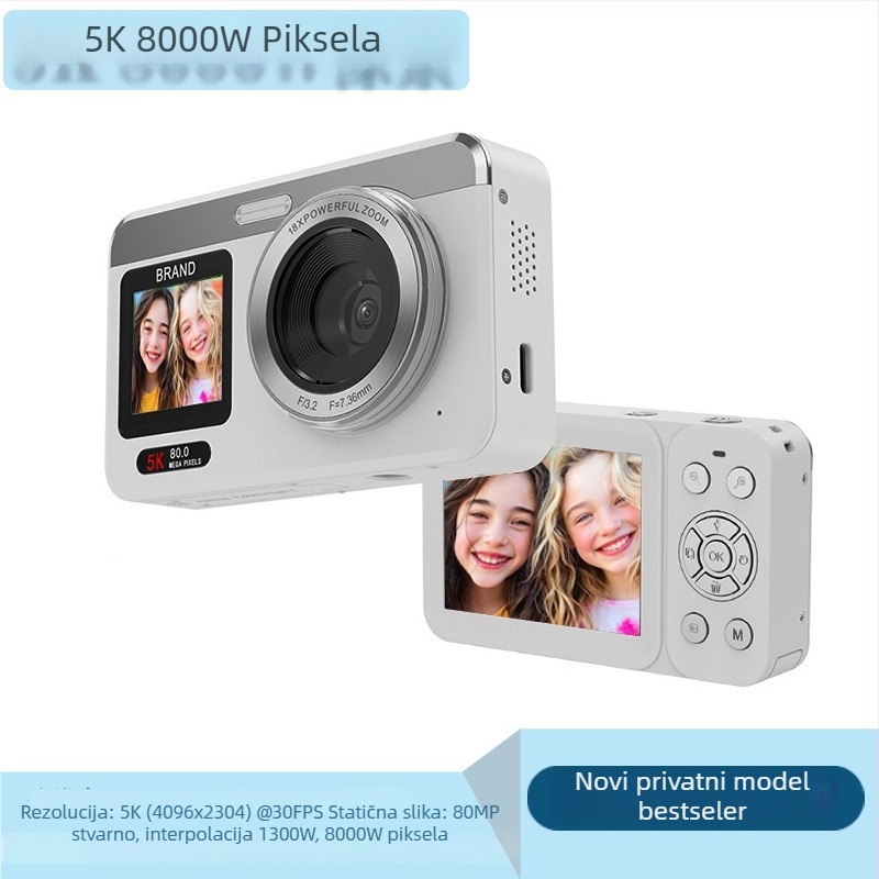 Kompaktna kamera s CCD senzorom 2/3-inčni, 18x optični zum, maksimalna rezolucija 4608×3056, 2,8-inčni LCD, periskopni objektiv