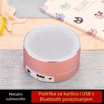 Bluetooth zvučnik s USB reprodukcijom, IPX7 vodootporan, 3,5 mm ulaz, frekvencijski raspon 100 Hz–20 kHz, SNR ≥70 dB.