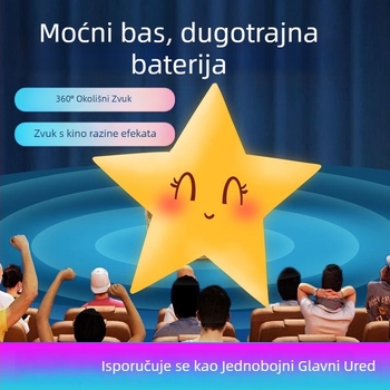 M1 Thumb Bežični Bluetooth zvučnik - mini prijenosni bas, Bluetooth 5.0, 20Hz-20kHz, 2W, ugrađena baterija 100-300mAh, domet 6-10 m