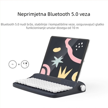 Actto/Anshan B303 Bluetooth bežična tipkovnica za tablet PC, u retro stilu pisaće mašine