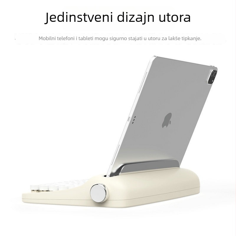 Actto/Anshan B303 Bluetooth bežična tipkovnica za tablet PC, u retro stilu pisaće mašine