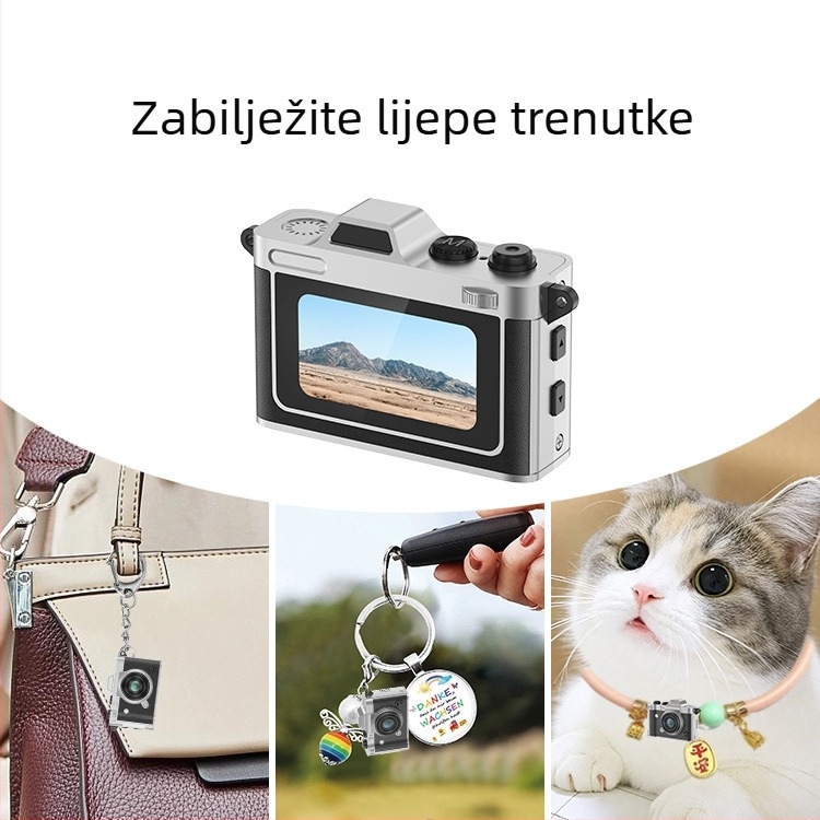 Mini 2K digitalni fotoaparat Dc29s - 1,47-inčni LCD, kožno tijelo, TF kartica, snimanje videa i fotografiranje, za vožnju bicikla, planinarenje i snimanje kućnih ljubimaca