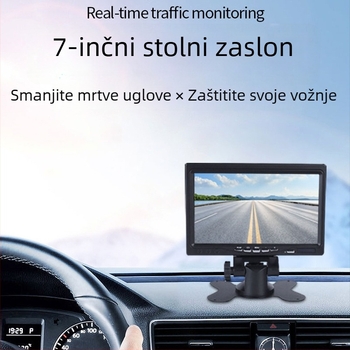 Kamera za vožnju unatrag s visokom svjetlosnom lampom kočnice za Nissan, Opel i Renault, 170° kut gledanja, 12V, AV video, model JH-2023112507
