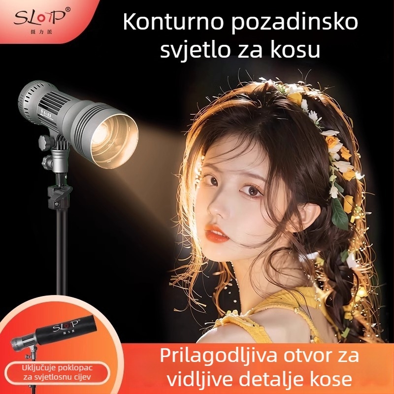 LED rasvjeta za nadopunjavanje ZY50 za uživo emitiranje i fotografiju, 51-100W, tri temperature boje, vertikalno postavljanje