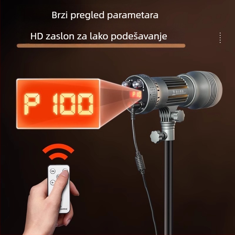 LED rasvjeta za nadopunjavanje ZY50 za uživo emitiranje i fotografiju, 51-100W, tri temperature boje, vertikalno postavljanje