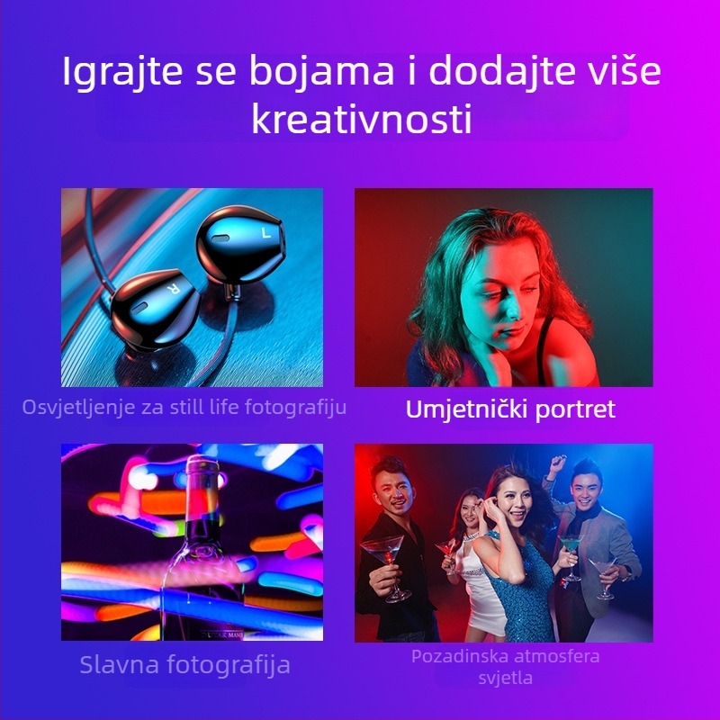 Mini svjetlo za osvjetljenje FL02 – WONEW, 60W, 3V, Ugrađena baterija, Ručna upotreba