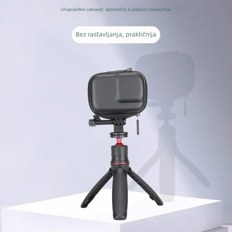 Shadowstone torba za kameru za DJI Action 5 Pro/4/3 i GoPro 13/12 — PU materijal, vodootporna, otporna na trošenje, jednobojna, clutch torba