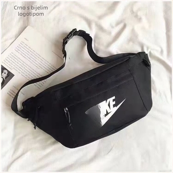 Unisex platnena crossbody torba – veliki kapacitet, zatvarač, najlonska podstava, proljeće 2024