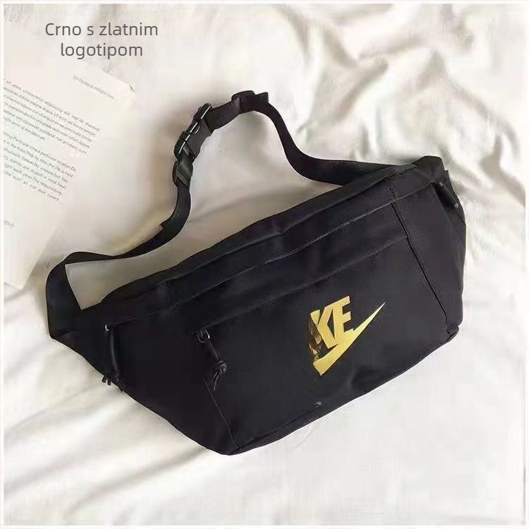 Unisex platnena crossbody torba – veliki kapacitet, zatvarač, najlonska podstava, proljeće 2024