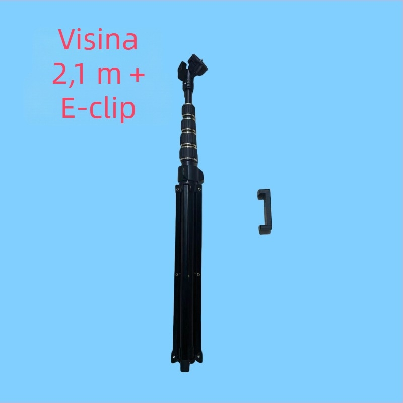 Podni stativ od aluminijske legure s 3D PTZ za mobitele i tablete, nosivost 2–5 kg