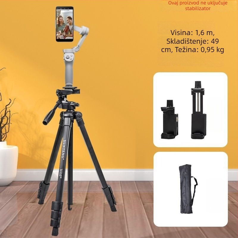 Prenosni nosač za trokutni stabilizator DJI OM4/Osmo6, aluminijska legura, univerzalna kompatibilnost, težina 160 g