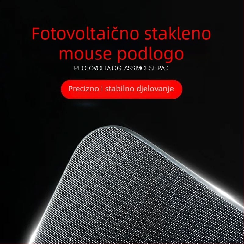 Velika gumena podloga za miš za igre, jednofarbna, bez logotipa