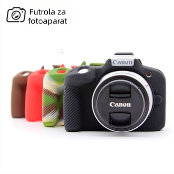 Silikonska futrola za Canon EOS R50 fotoaparat; otporna zaštita; stil clutch; mat završni sloj