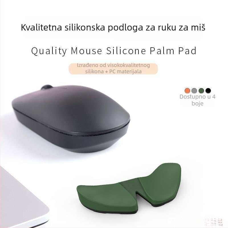 Mala gumena podložnica za zglob miša - japanski minimalistički stil, podrška dlanu, podrška zgloba