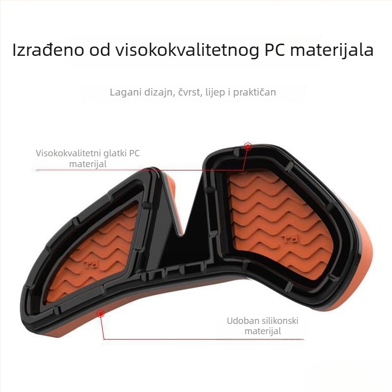 Mala gumena podložnica za zglob miša - japanski minimalistički stil, podrška dlanu, podrška zgloba