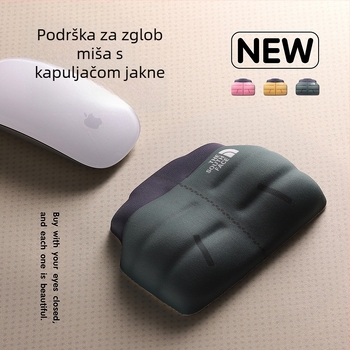 Mišja podloga od silikona i tkanine, jednostrana, jastučić za zglob, stolna prostirka u crtani stil