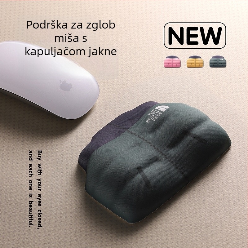 Mišja podloga od silikona i tkanine, jednostrana, jastučić za zglob, stolna prostirka u crtani stil