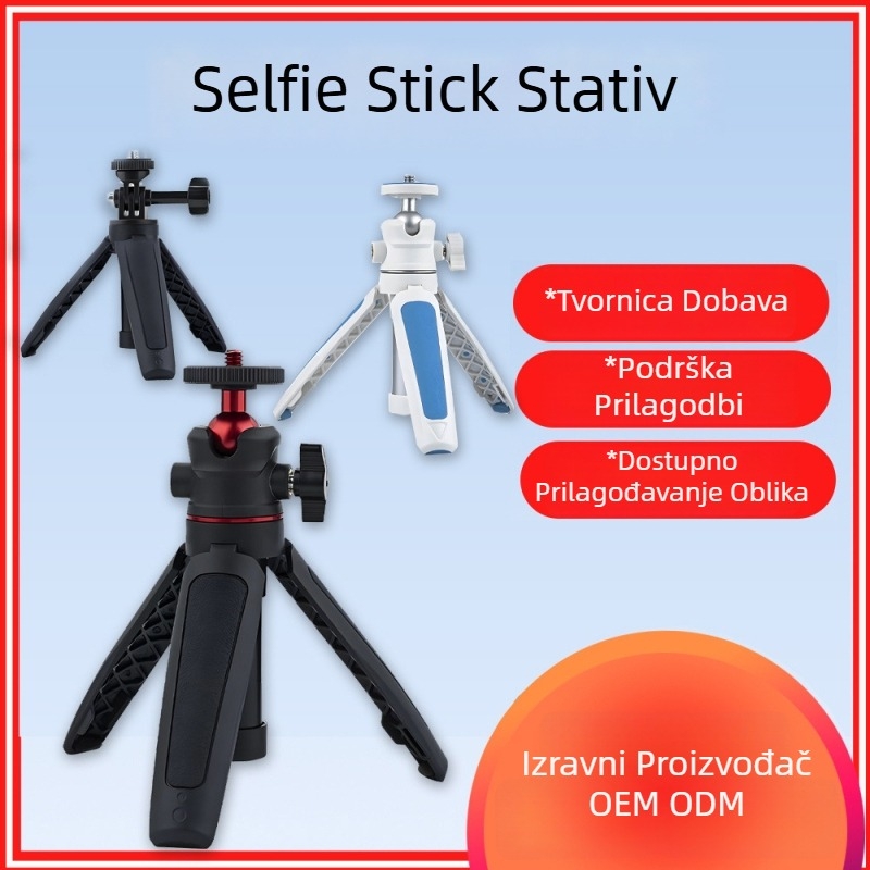 TOPLING Top-2 selfie štap tripod za mobilne telefone i kamere – ABS, 3 sekcije, maksimalno opterećenje 2 kg, Bluetooth nije podržan