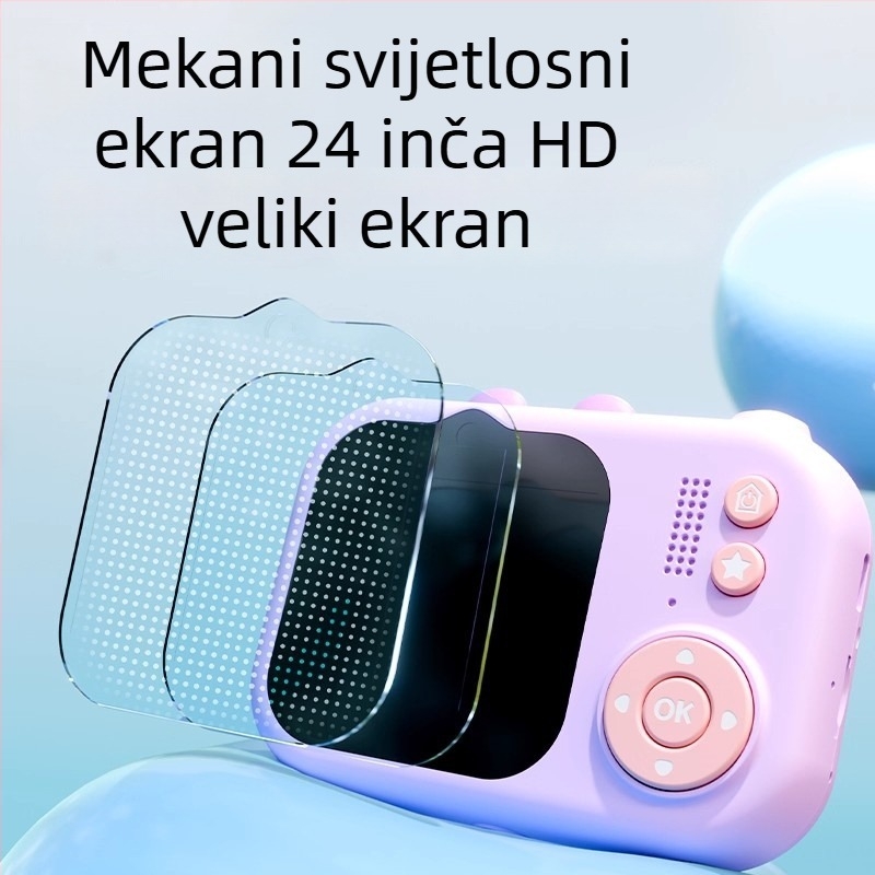 Deli dječja kamera – snima fotografije i videozapise, plastična igračka za djecu od 7 do 14 godina