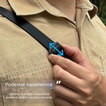 Prenosna višenamjenska torbica za DJI Pocket 3/2 s dijagonalnim remenom