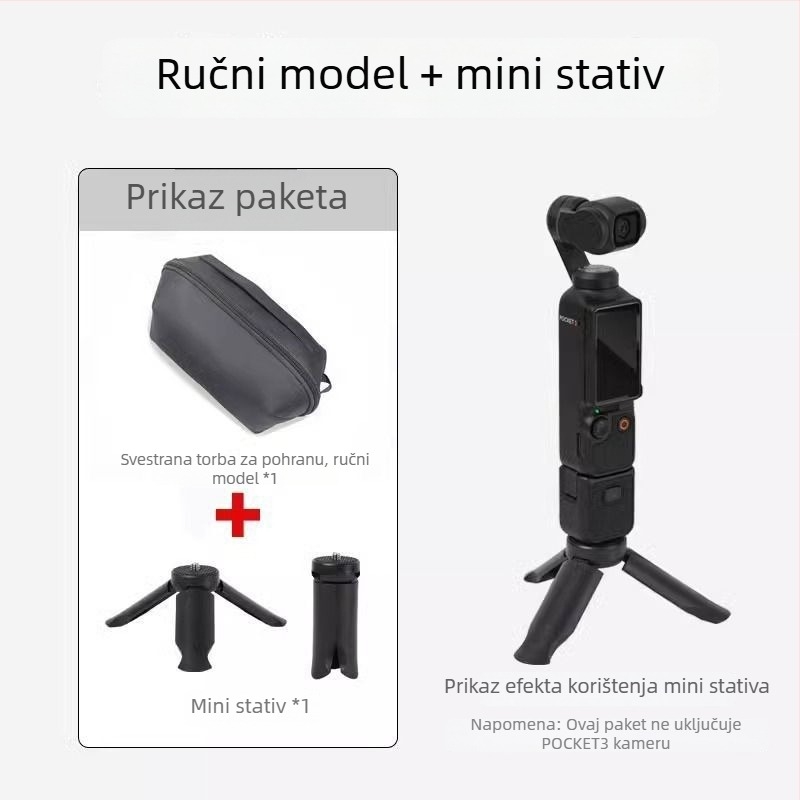 Prenosna višenamjenska torbica za DJI Pocket 3/2 s dijagonalnim remenom
