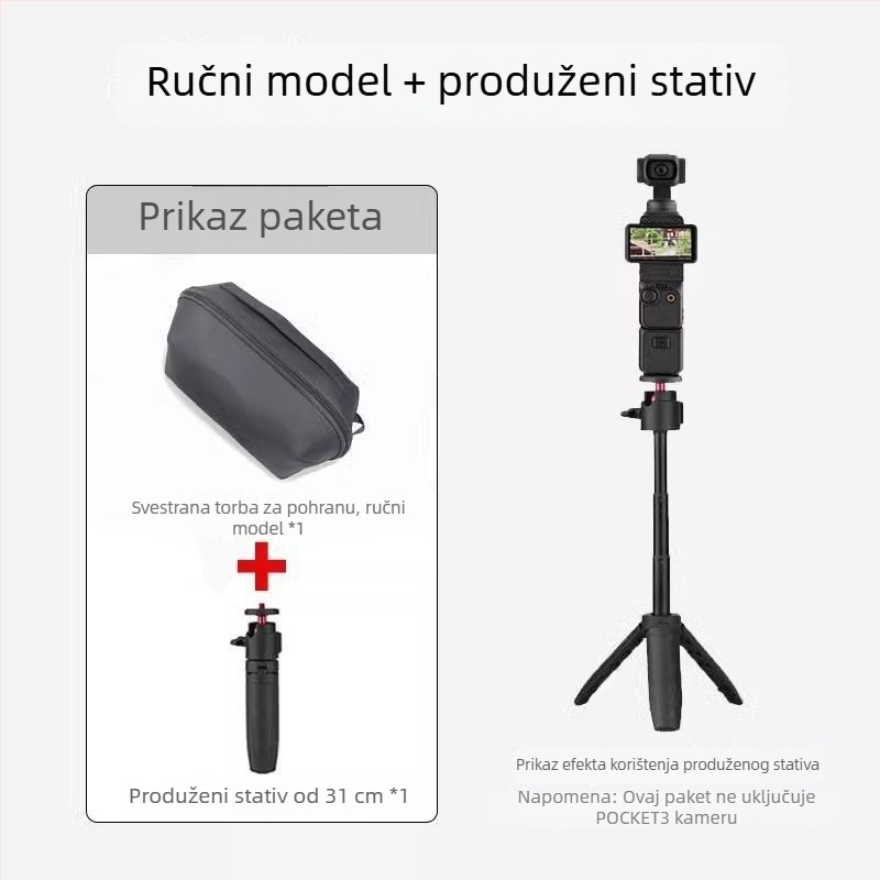 Prenosna višenamjenska torbica za DJI Pocket 3/2 s dijagonalnim remenom