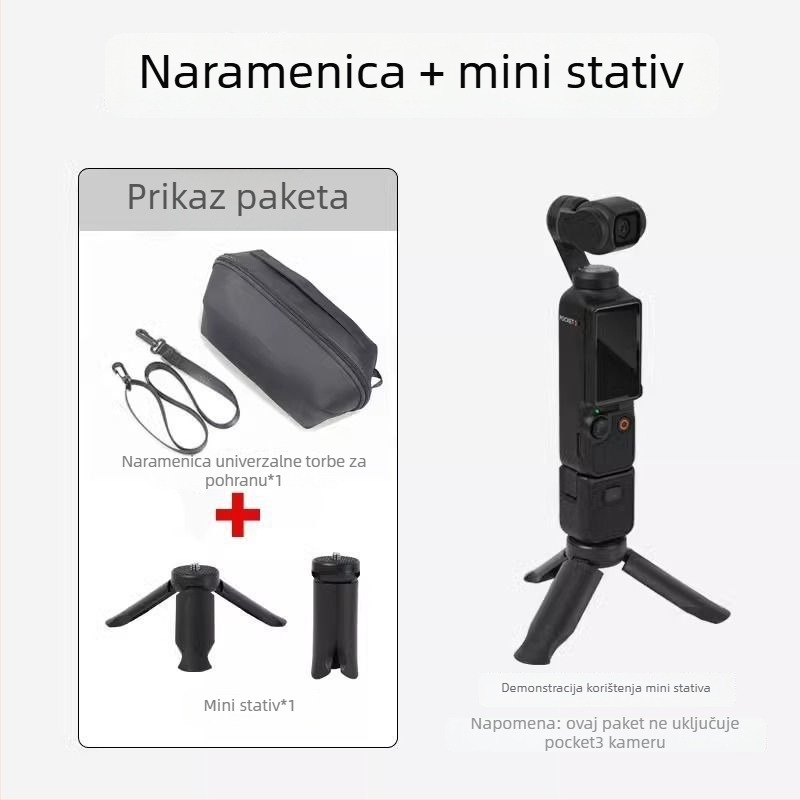 Prenosna višenamjenska torbica za DJI Pocket 3/2 s dijagonalnim remenom