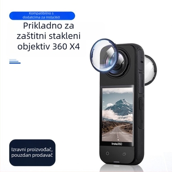Staklena zaštita leće za Insta360 X4 – optičko staklo, dodatak za panoramsku kameru za akciju